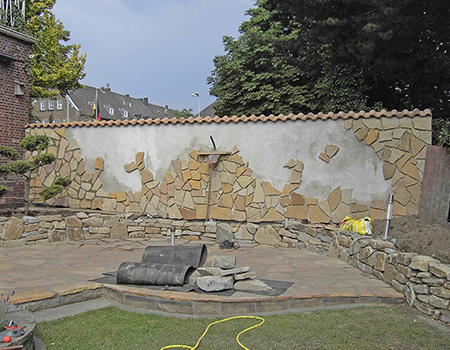 Gartengestaltung Baumschule Hungerhoff Bocholt Steinarbeiten